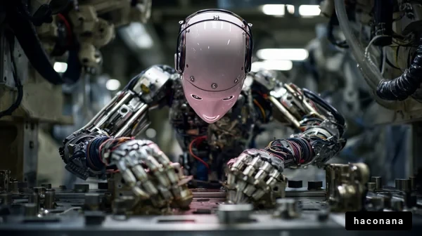 ロボットの作業風景