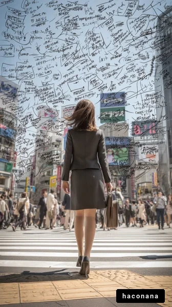 街中のビジネスウーマン