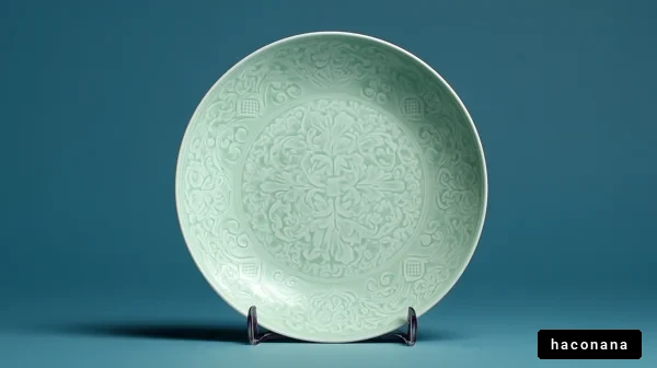 美しい緑色の皿