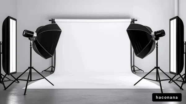 スタジオ撮影の準備完了