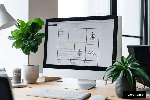 デスク周りの風景