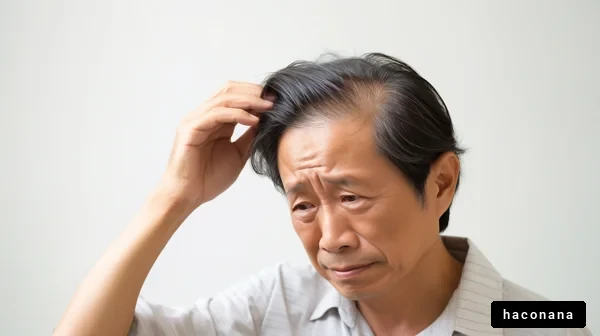 悩む男性の表情