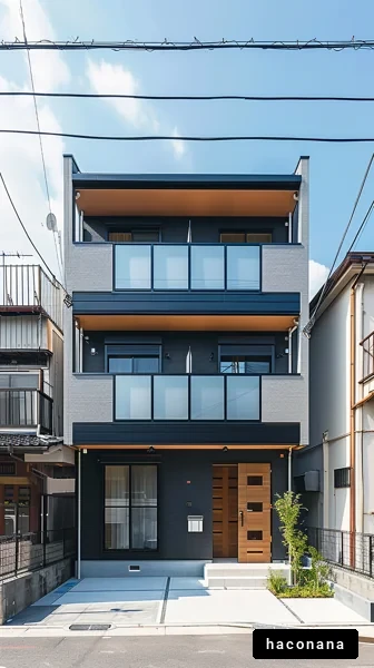 モダンな外観の住宅
