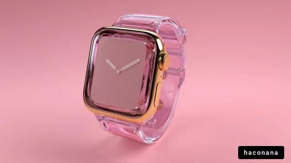 透明な腕時計のデザイン