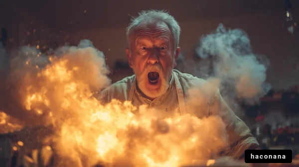 驚きの厨房での事故