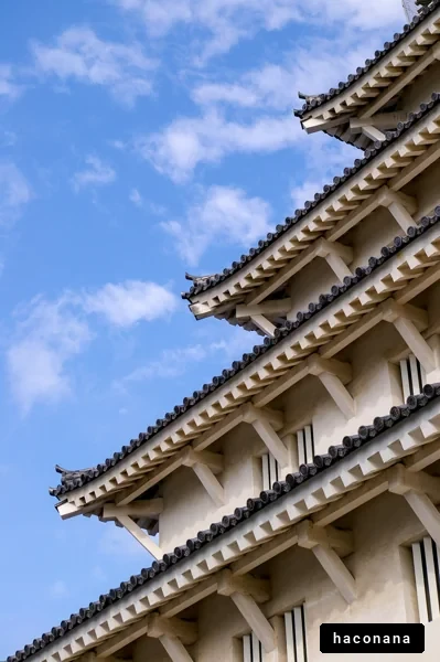 美しい城の屋根