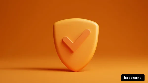 オレンジのシールドマーク