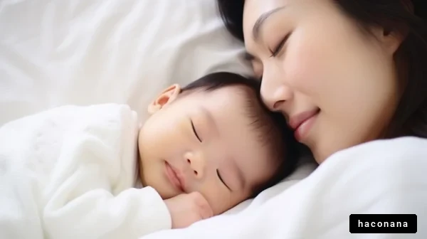 母親と赤ちゃんの安らぎ