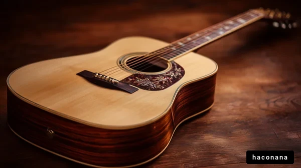 美しいアコースティックギター