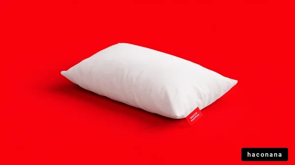 シンプルな白い枕