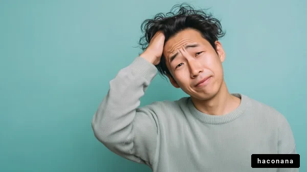 悩みを抱える男性