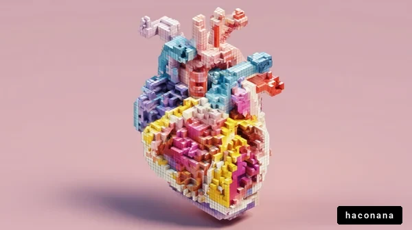 キューブで表現した心臓