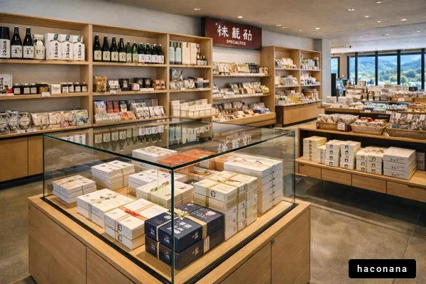 和風土産物店の店内