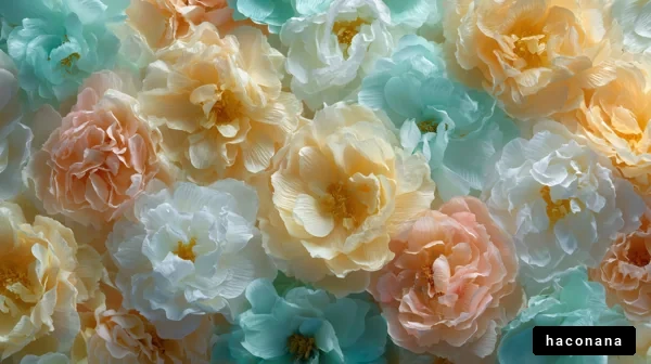 色とりどりの花々