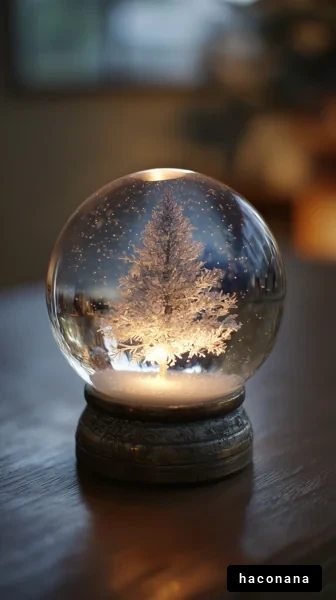 雪の結晶の雪 globes