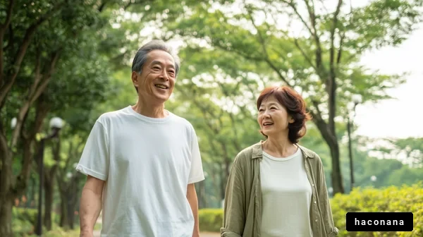 公園での散歩時間