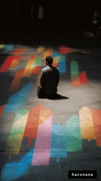 都市の光と影の交差