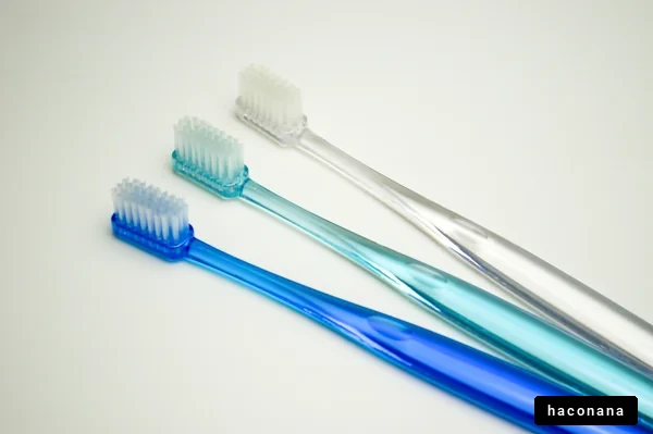 カラフルな歯ブラシの集合