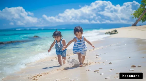 子どもたちの海辺の楽しみ