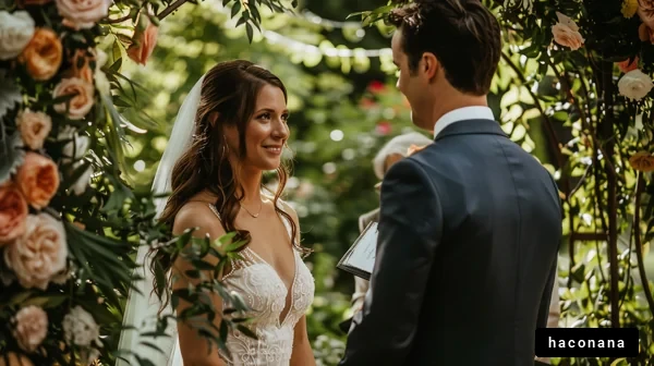 美しい婚礼の瞬間