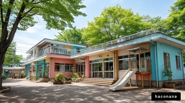 カラフルな保育園の風景