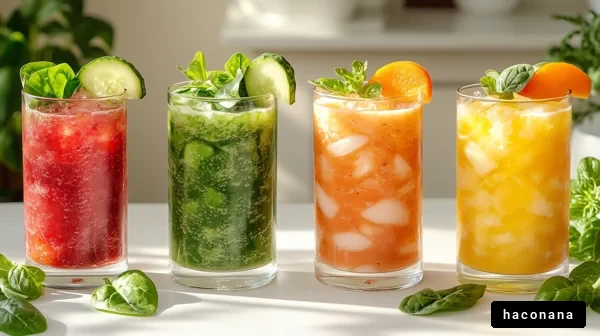 フルーツカクテルの美しい風景