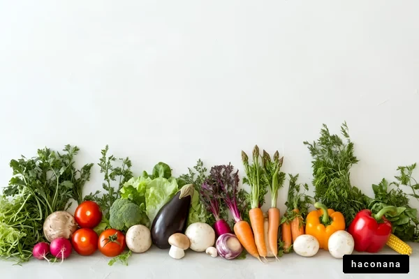 新鮮な野菜の盛り合わせ