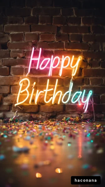 誕生日を祝う明るい空間