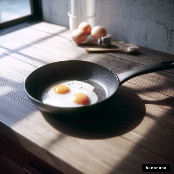 朝食の定番、目玉焼き