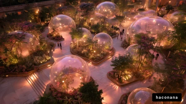 幻想的な植物の世界