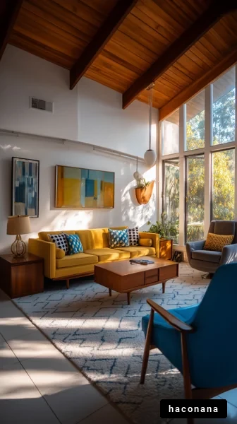 温かみのあるリビングルーム