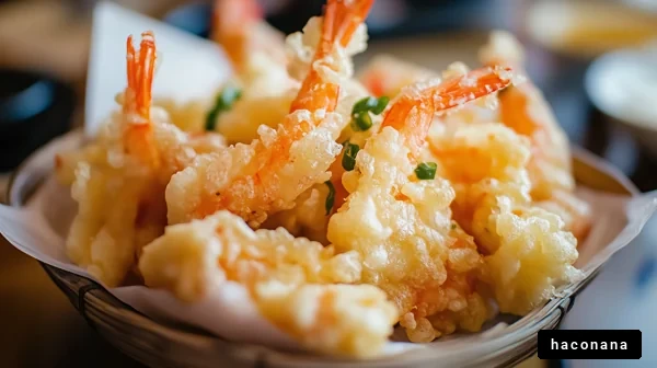 海老の天ぷら料理