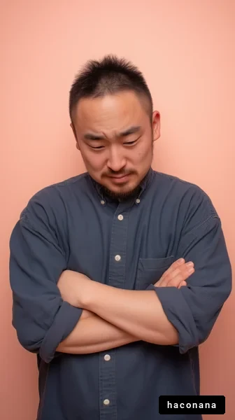 考え込む男性のポートレート