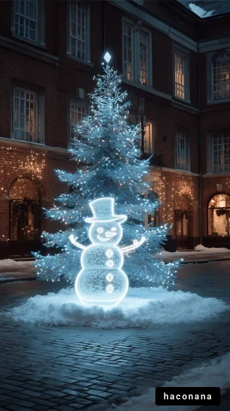 幻想的な冬のイルミネーション