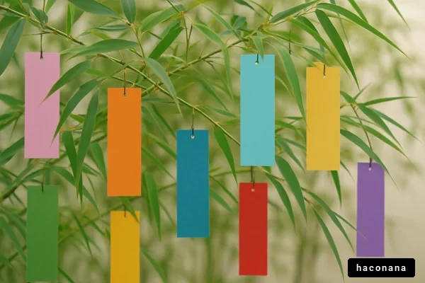 七夕の短冊飾り