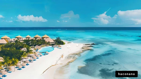 美しいビーチリゾートの風景