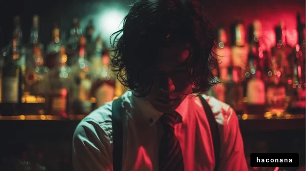 バーでのバーテンダー