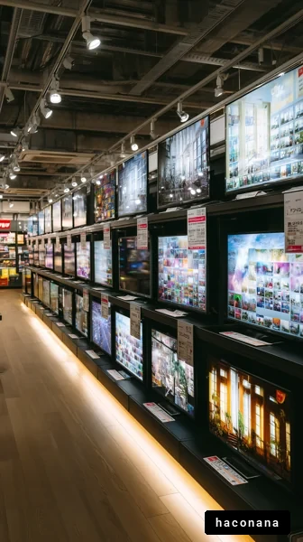 家電量販店のテレビ売り場