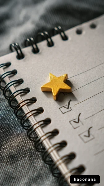 チェックリストとスター