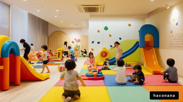 子供たちの楽しむ遊び場