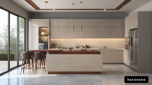 モダンなキッチンのデザイン