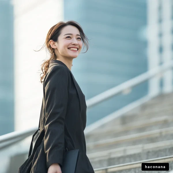 ビジネスシーンでの笑顔