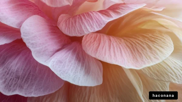 美しい花びらのクローズアップ