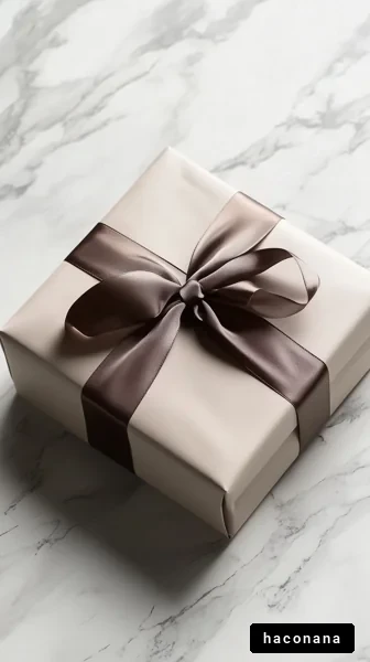 シンプルなギフトボックス