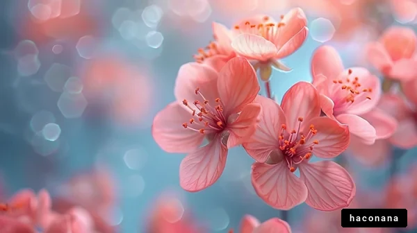 優雅な花々の美しさ