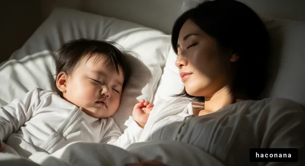 母子の静かなひととき