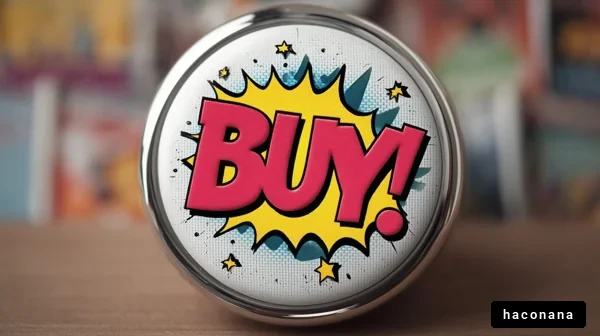 買うことを促すポップなデザイン