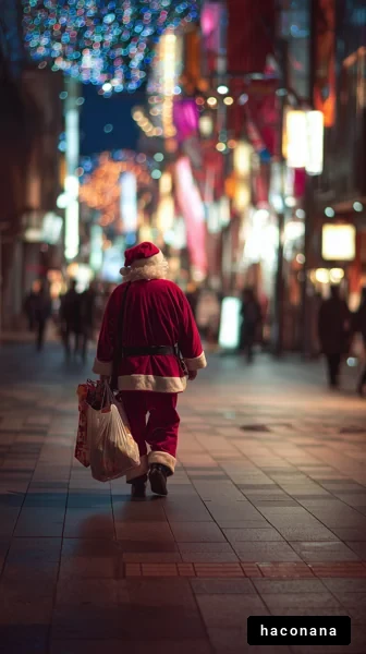 クリスマスの街並み