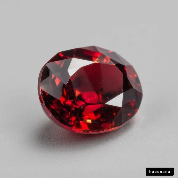 美しい赤い宝石の画像
