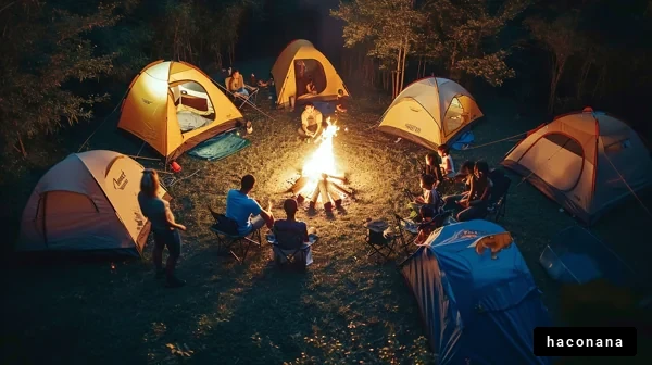 キャンプファイヤーの夜